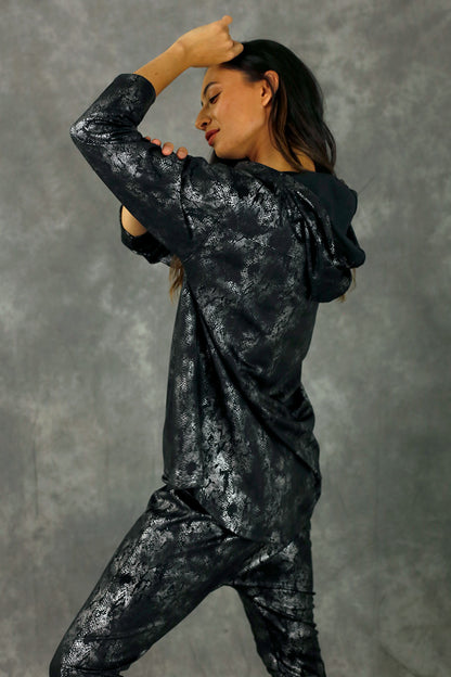 Black Slouch Hoodie - FINAL SALE