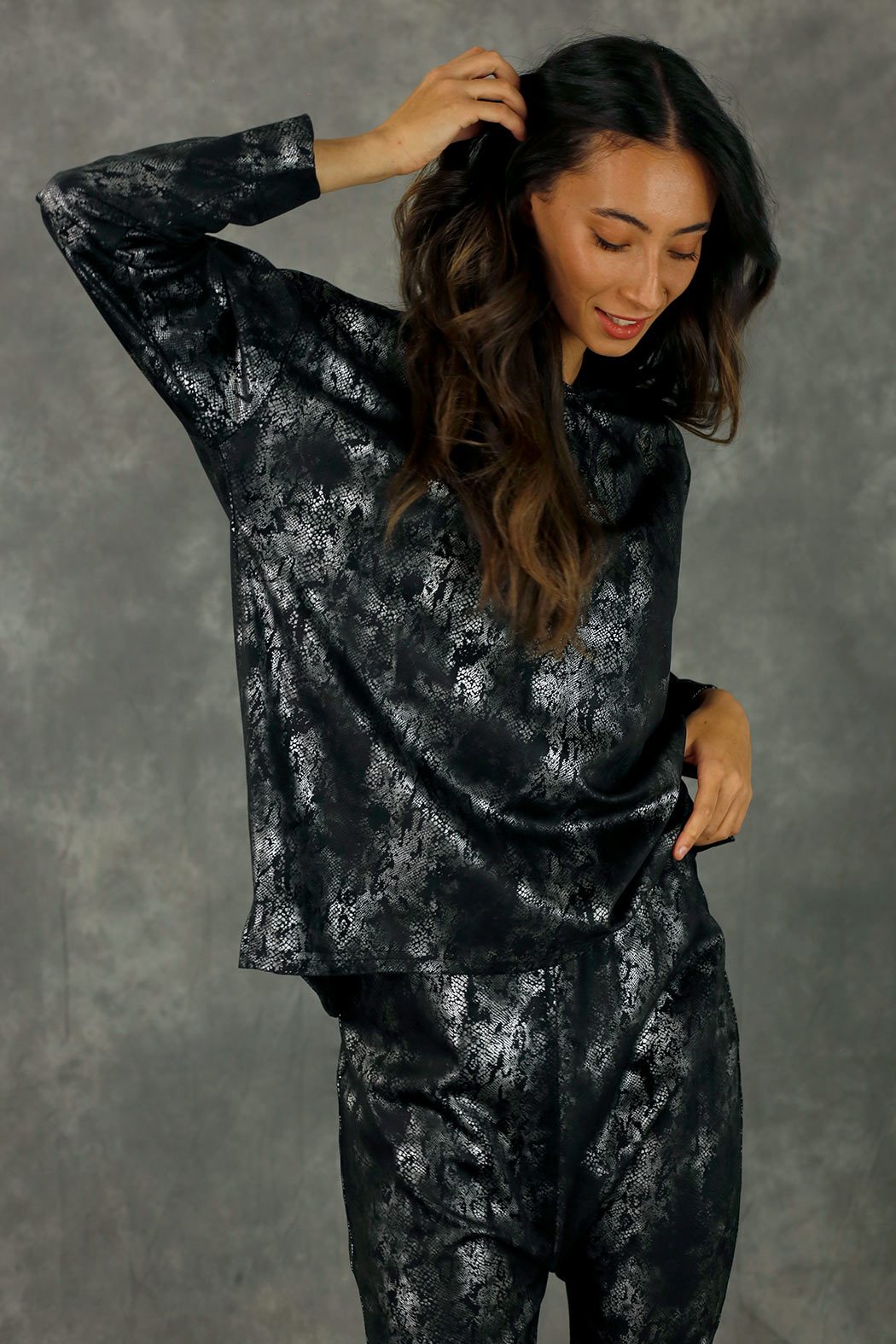 Black Slouch Hoodie - FINAL SALE