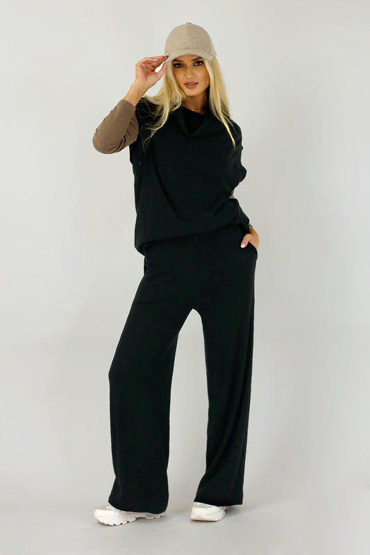 Black Cosy Culotte - FINAL SALE
