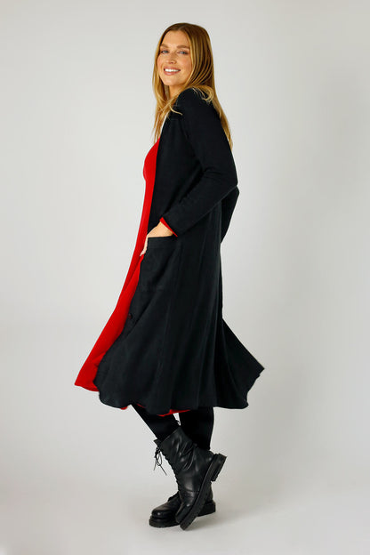 Black Luxury Sleek Cardi - FINAL SALE