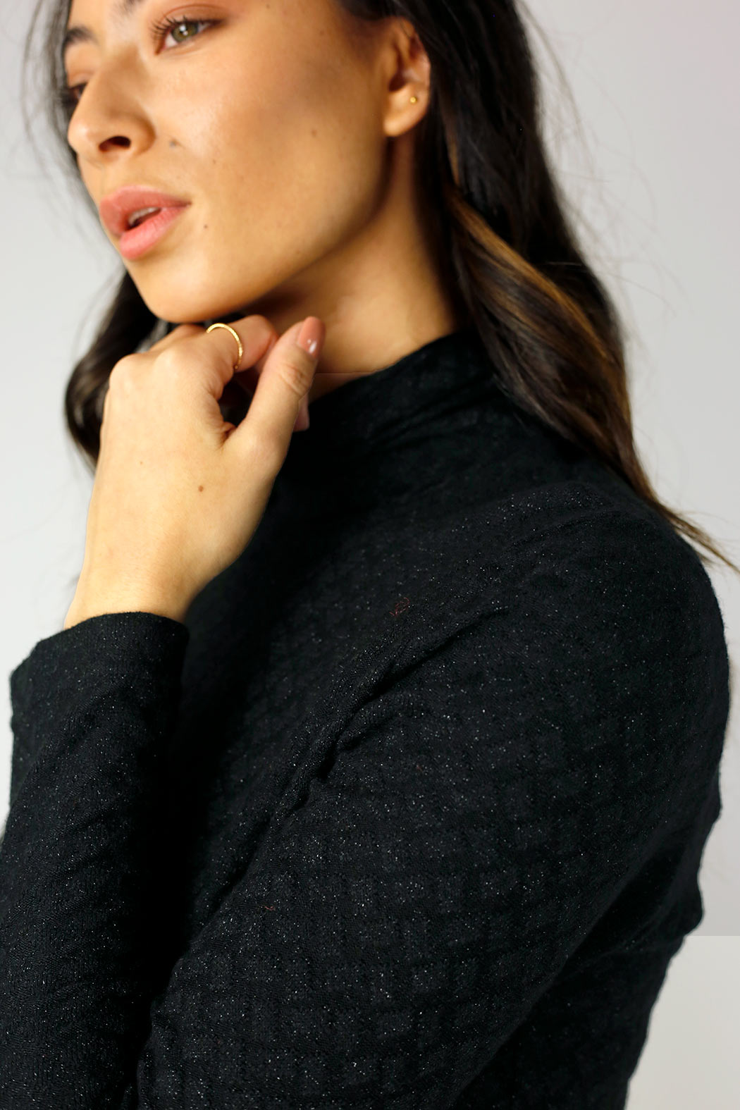 Black Sparkle Skivvy - FINAL SALE
