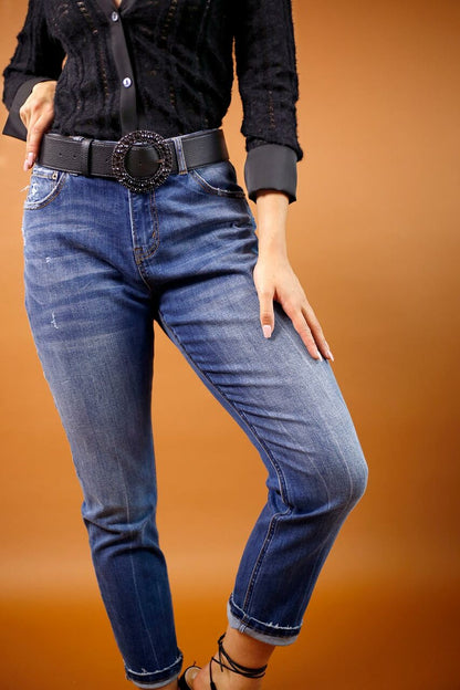 Chambray Slim Leg Rosie Jean - SALE