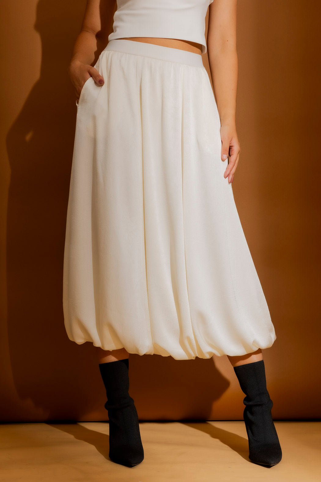 Chalk Bubble Skirt