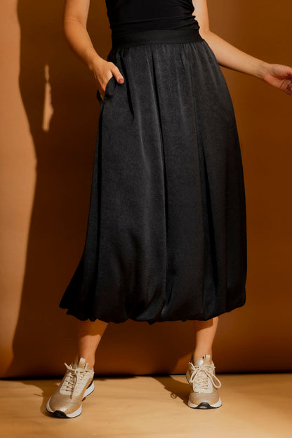 Black Bubble Skirt