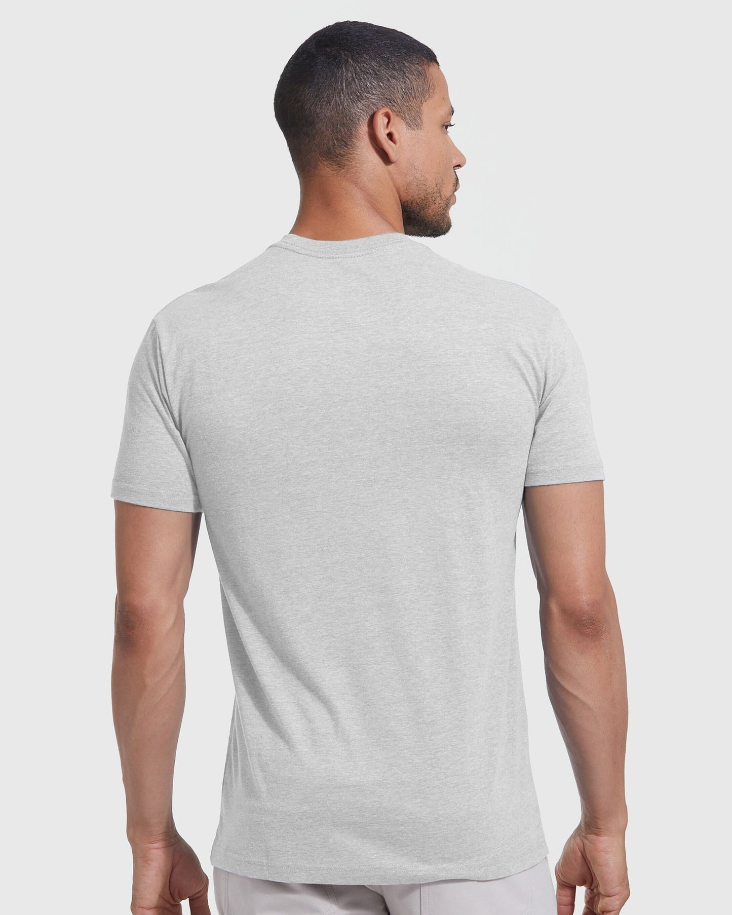 Light Heather Gray Classic Crew Neck