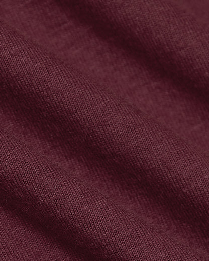 Mahogany V Neck T Shirt