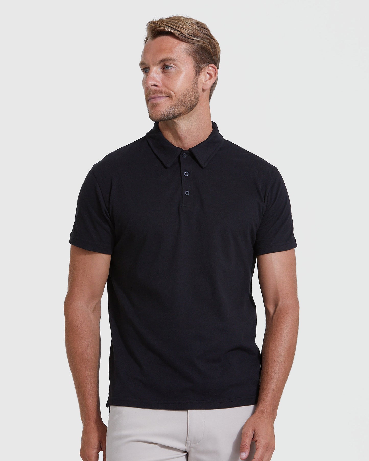 Black Classic Polo 3-Pack