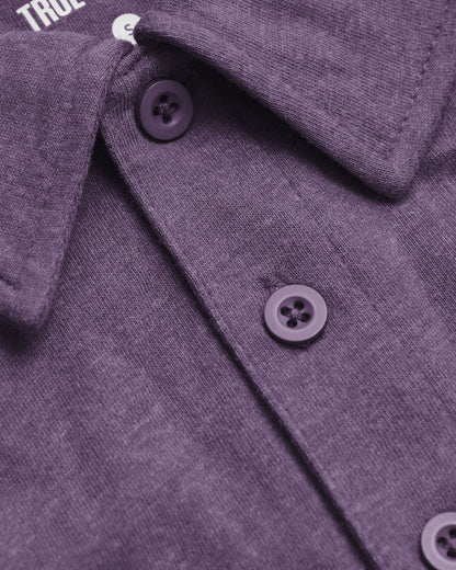 Dark Heather Plum Classic Polo