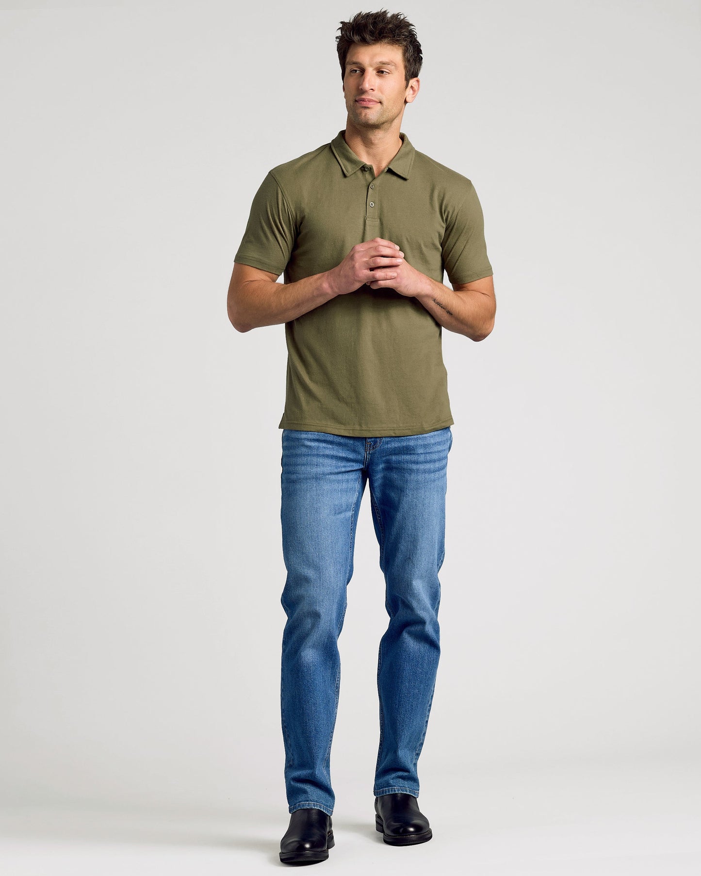 Military Green Classic Polo