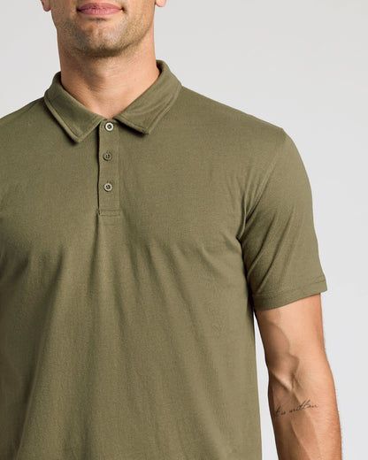 Military Green Classic Polo