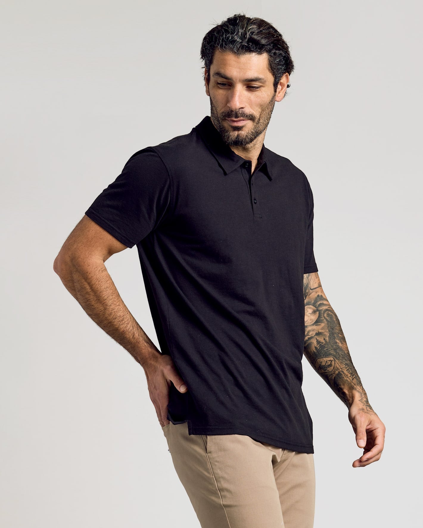 Black Classic Polo