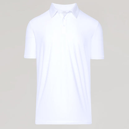White Active Polo