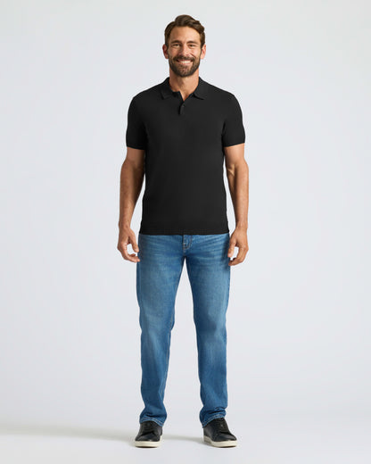 Black Dressy Polo