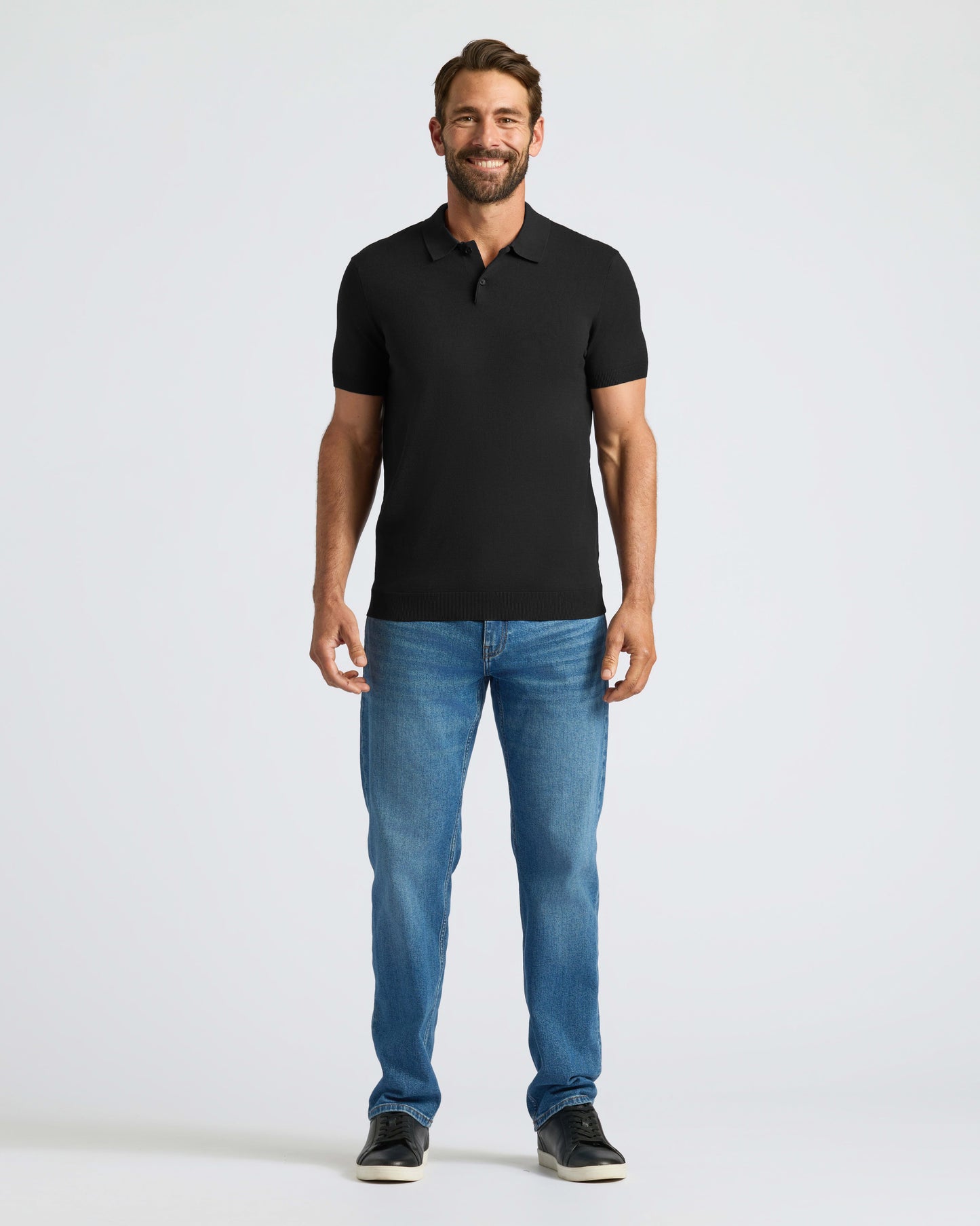 Black Dressy Polo 6-Pack