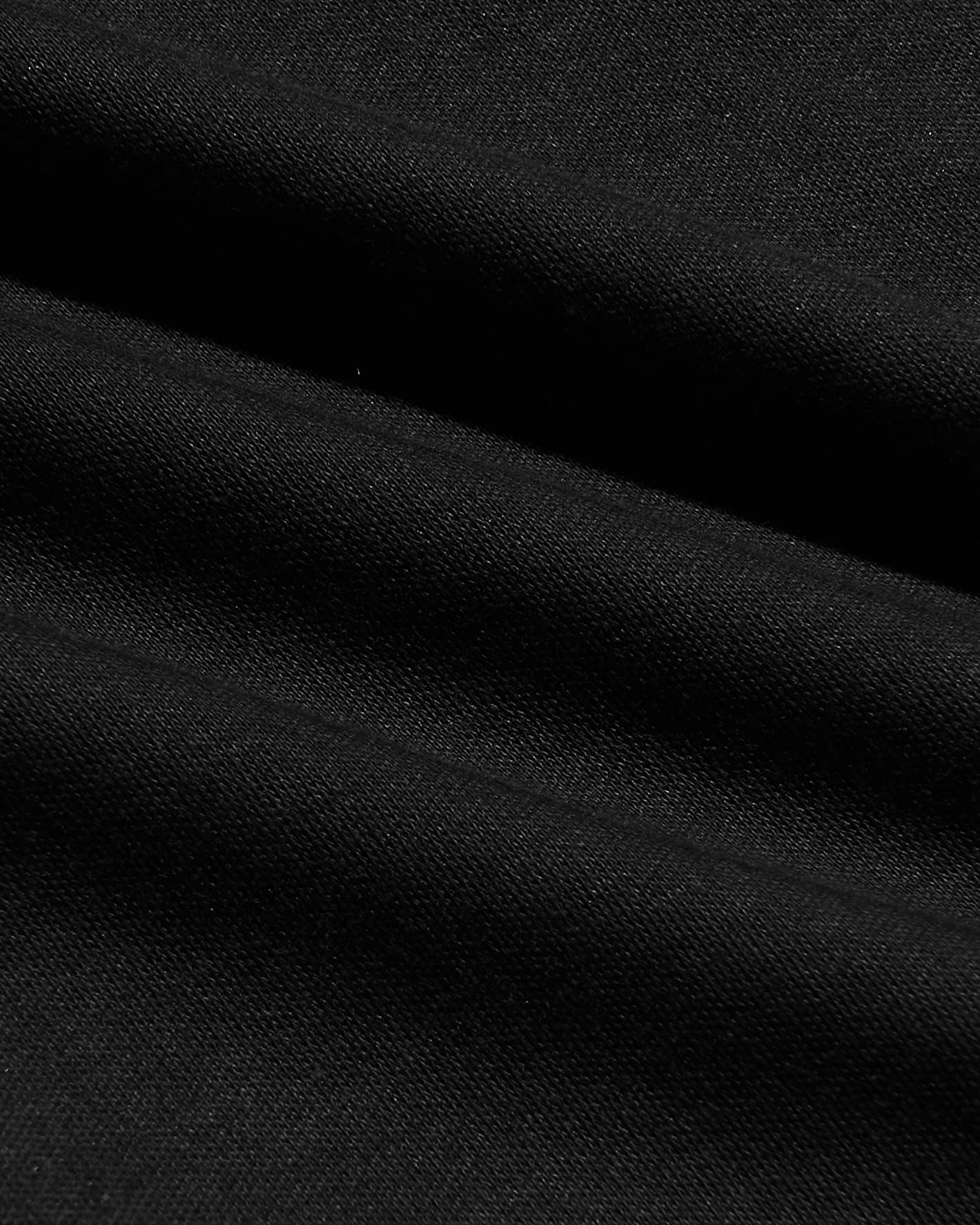 All Black Pima Cotton Blend Crew 7-Pack