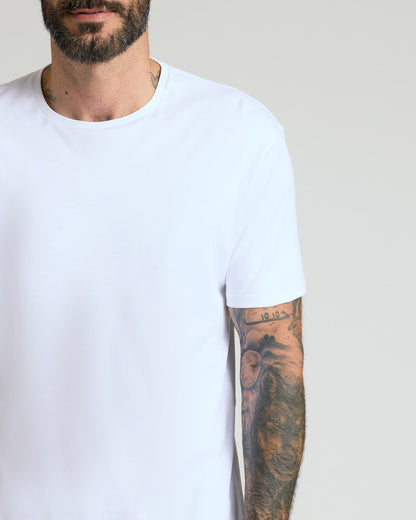Black & White Pima Cotton Blend Crew 7-Pack