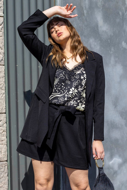 Black Paperbag Short - Final Sale