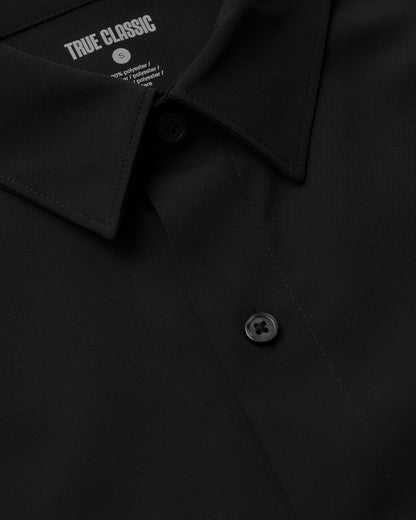 Black Performance Dress Shirt