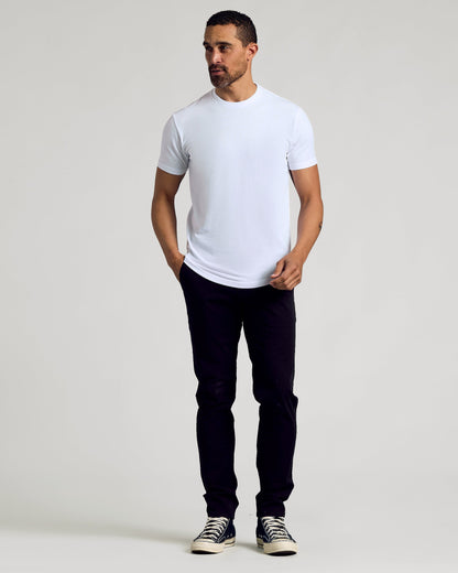 Classic Curved Hem Crew Neck 3-Pack