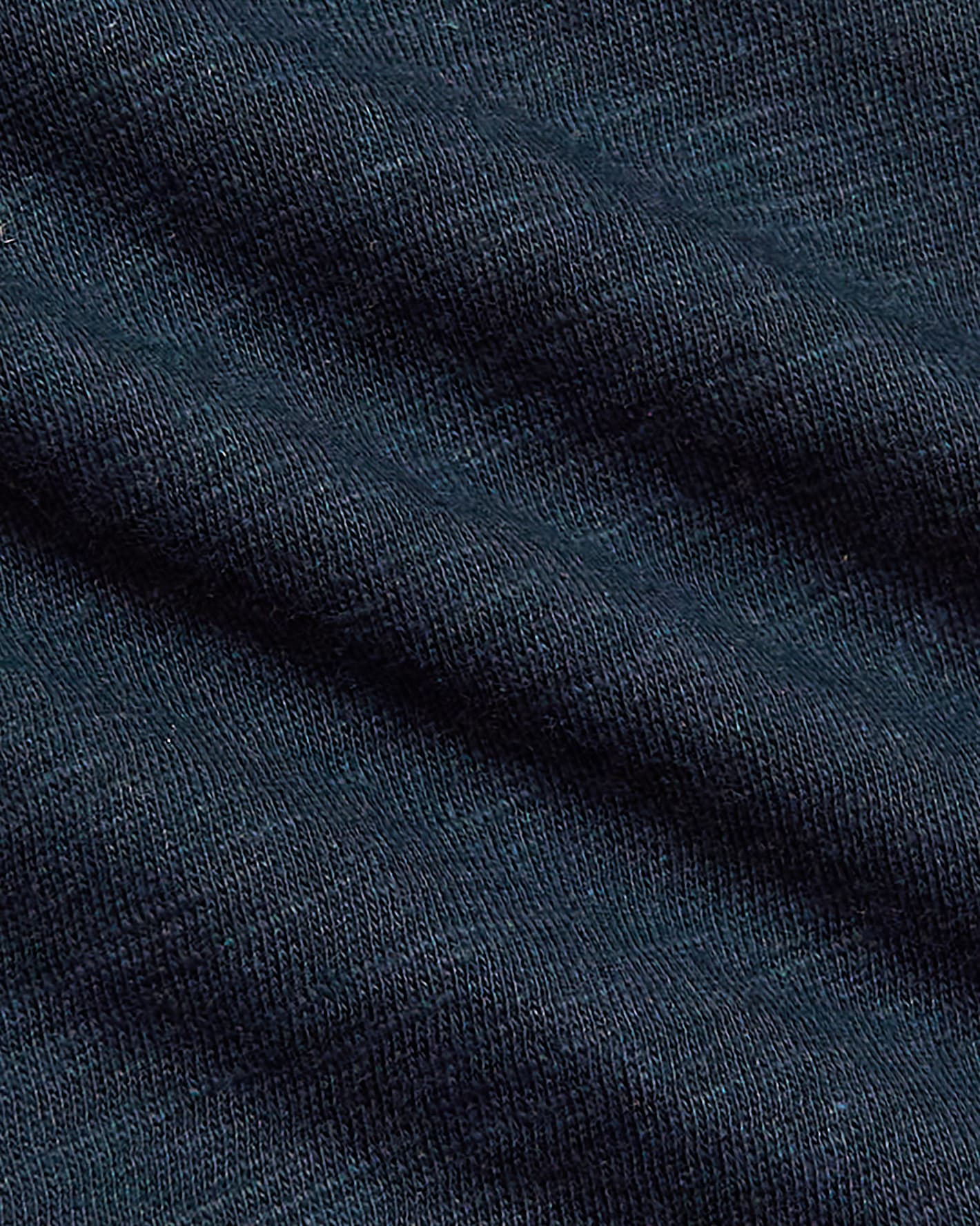 Womens Navy Slub Scoop Neck Tee