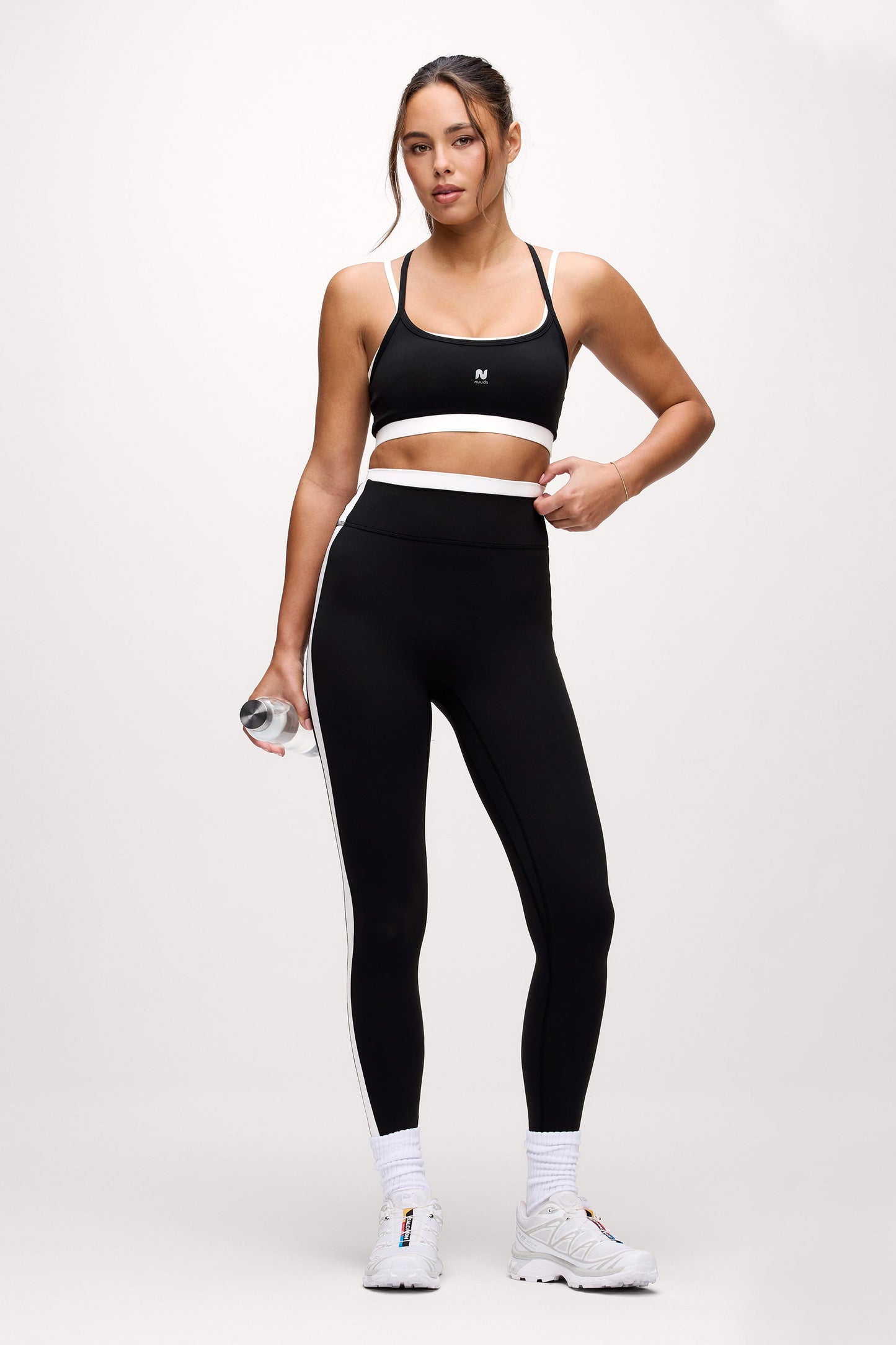 Motion Contrast Layering Bra | Black