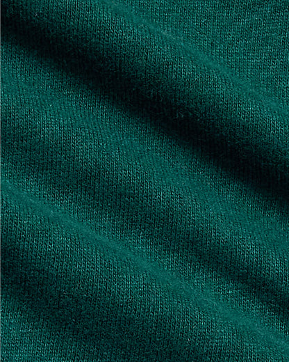 Deep Emerald Classic Long Sleeve Crew Neck