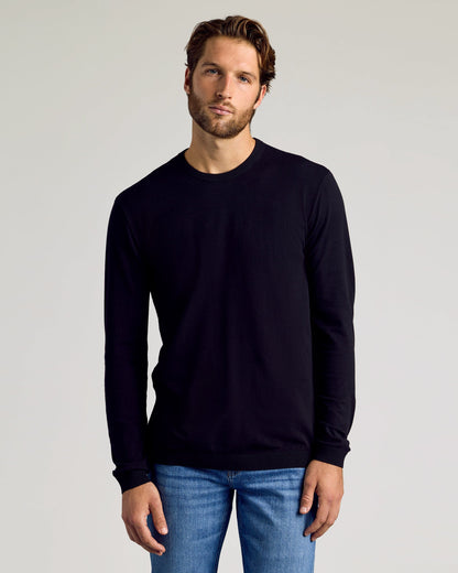 Black & Navy Crew Neck Sweater 2-Pack