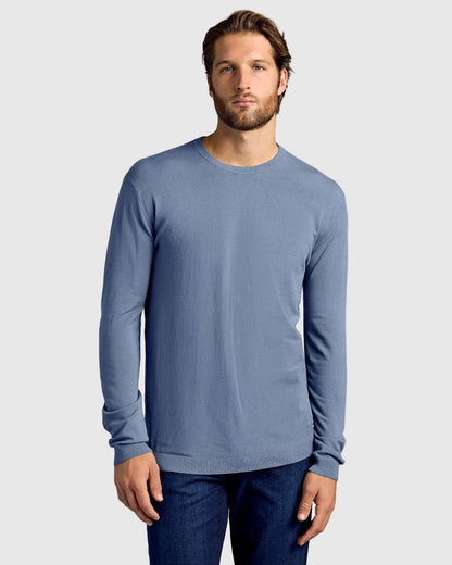 Heather Gray & Fiord Dressy Crew Neck Sweater 2-Pack