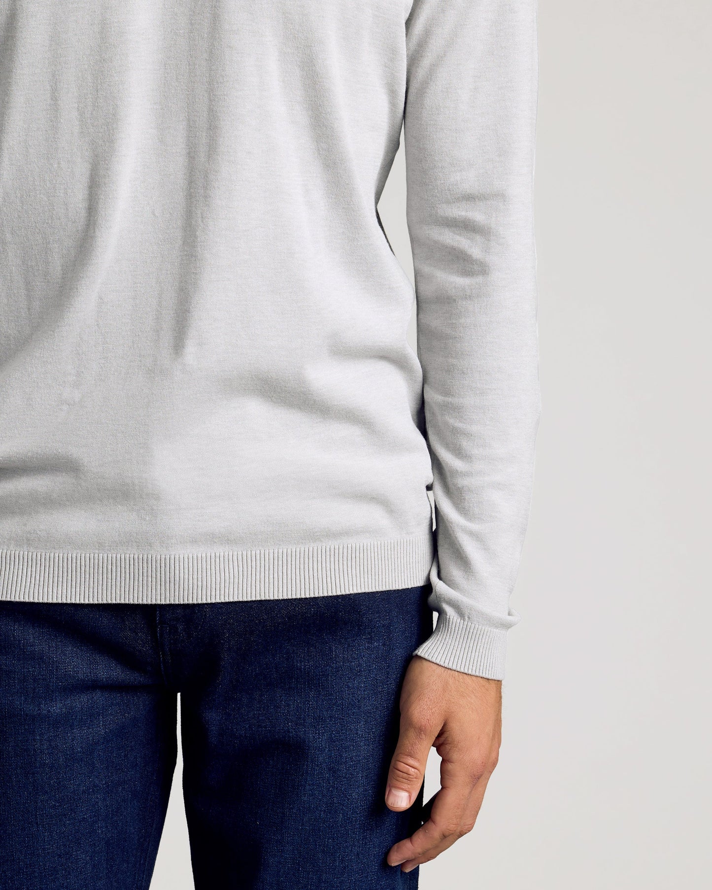 Truffle & Heather Gray Crew Neck Sweater 2-Pack