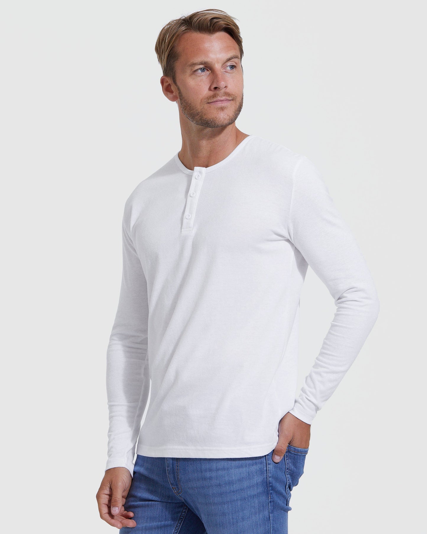 Black & White Classic Henley 2-Pack
