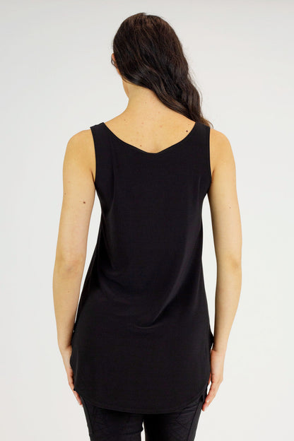 Black Orange 70cm Layering Cami X 2 Pack