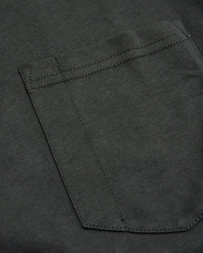 Carbon Heavyweight Long Sleeve Pocket Crew