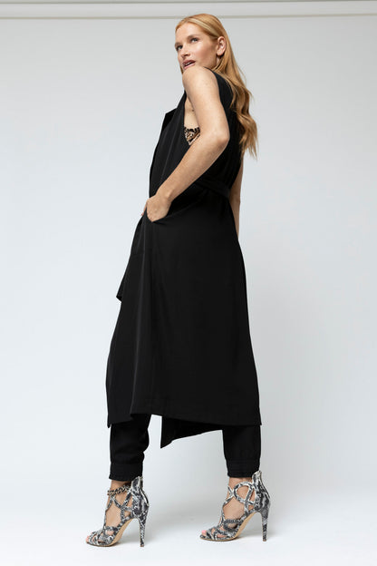 Black Euro Vest
