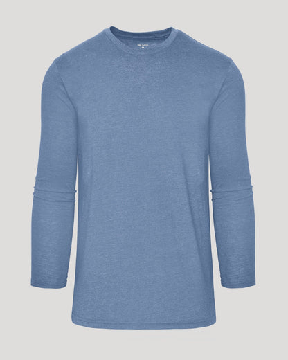 Dark Heather Vintage Navy Tall Long Sleeve T Shirt