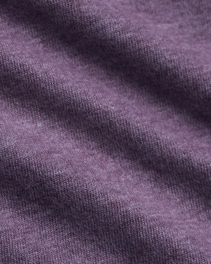 Dark Heather Plum Tall Classic V-Neck
