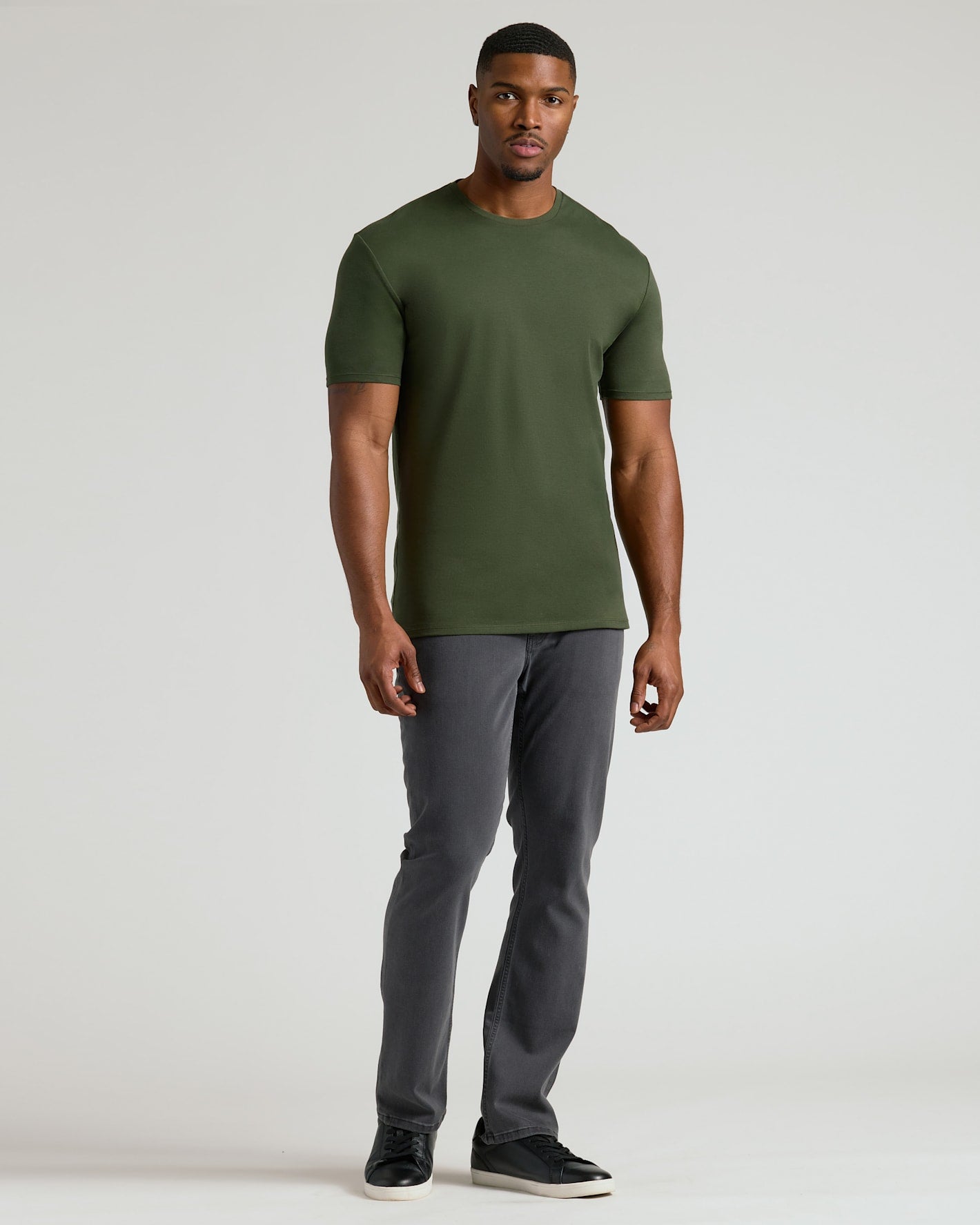 Tall Pima Cotton Blend Crew 2-Pack