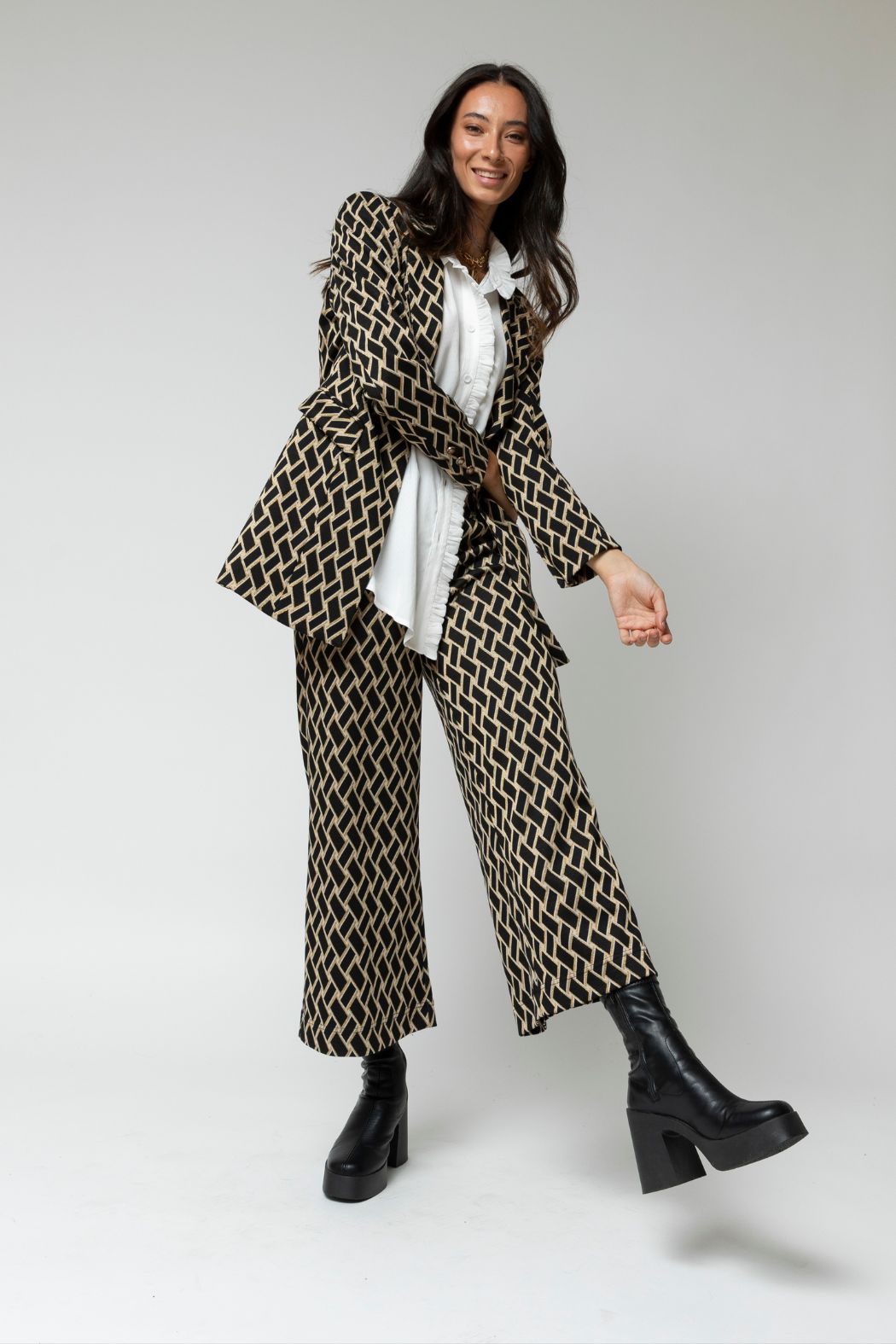 Black Deco Luna Blazer - Sale