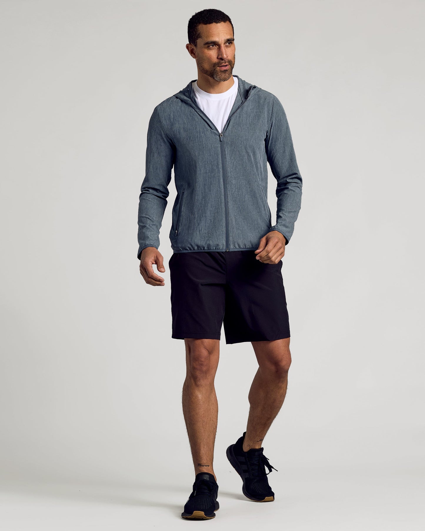 Heather Navy Active Shell Jacket