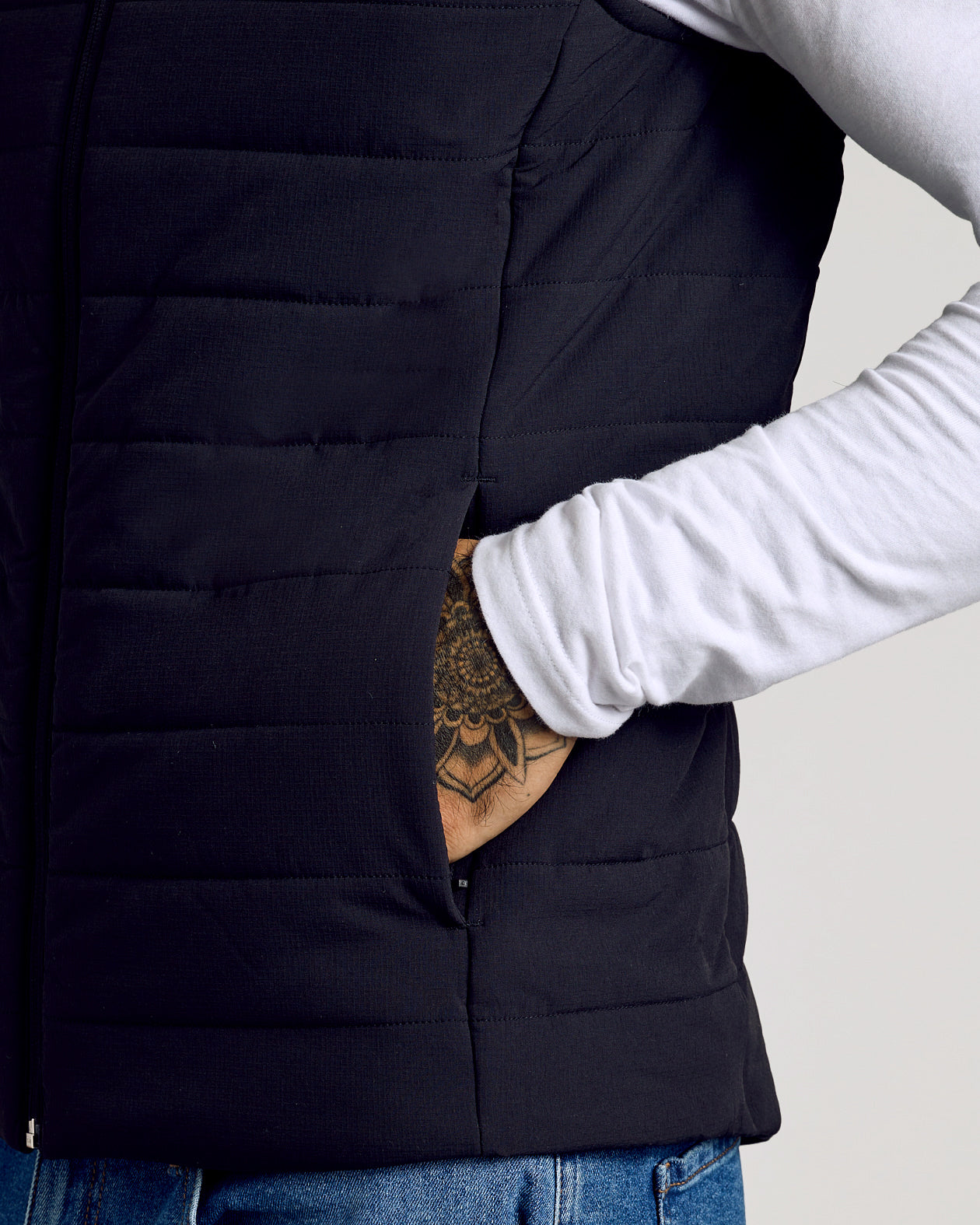 Black Puffer Vest