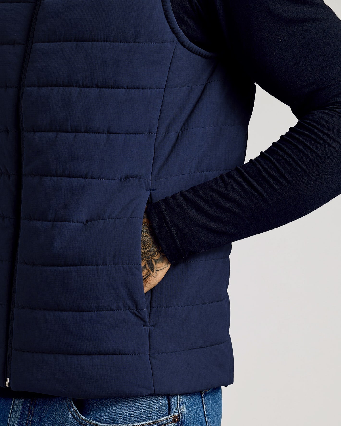 Navy Puffer Vest