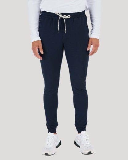 Navy Quarter Zip Fleece Sweatshirt & Jogger 2-Pack