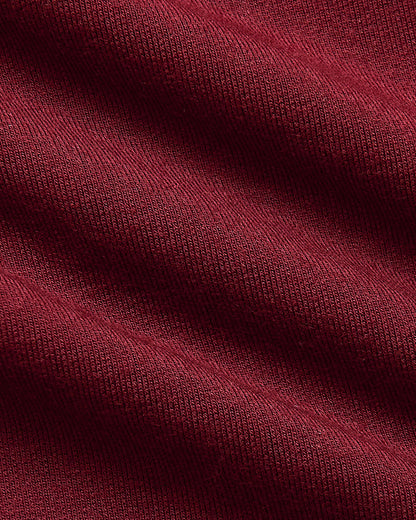 Womens Dark Maroon Relaxed Joggers