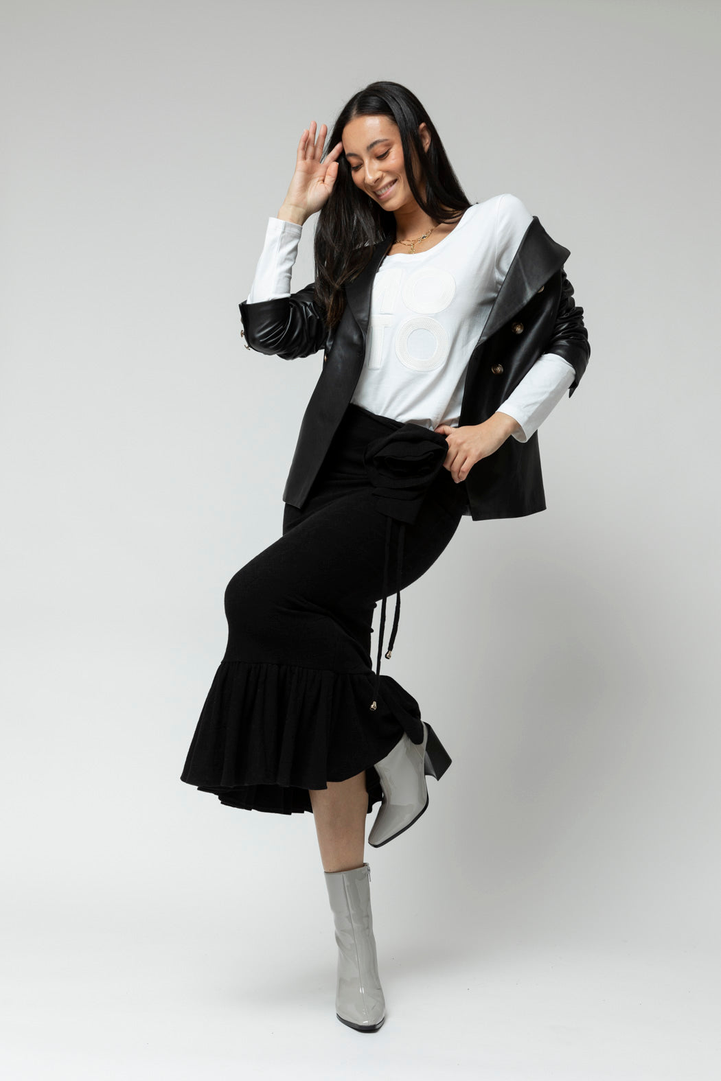 Black Frill Skirt