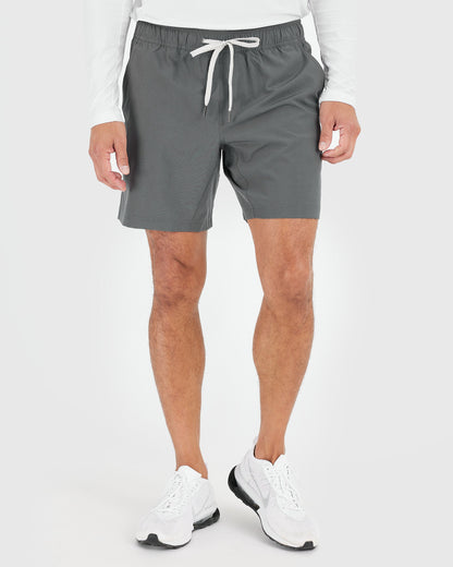 7" All Carbon Active Quick Dry Shorts with Liner 2-Pack