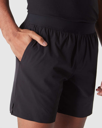 Black 2 In 1 Training Short