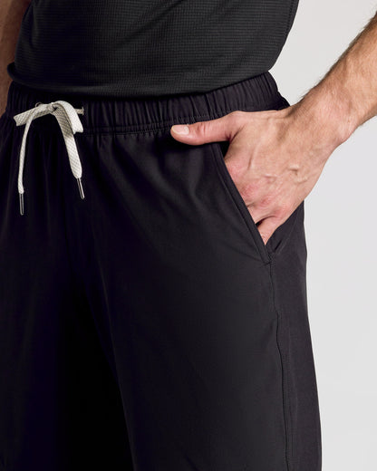 9" All Black Active Quick Dry Shorts 3-Pack