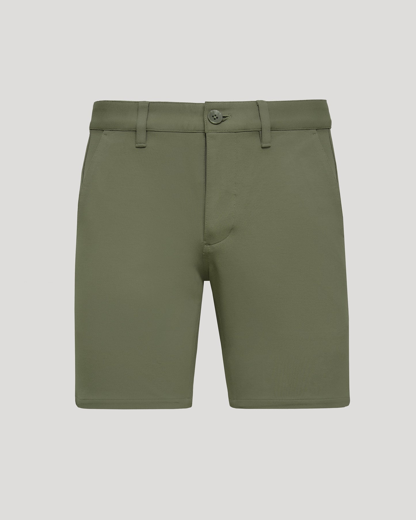 7 Military Green Classic Chino Shorts