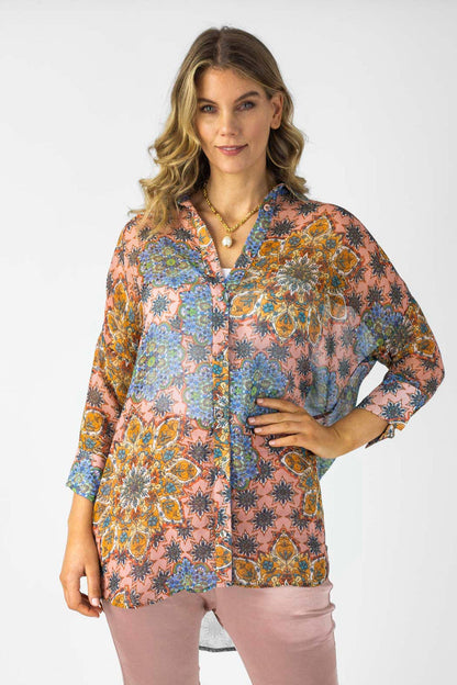Blue Pink Blake Shirt - Final Sale