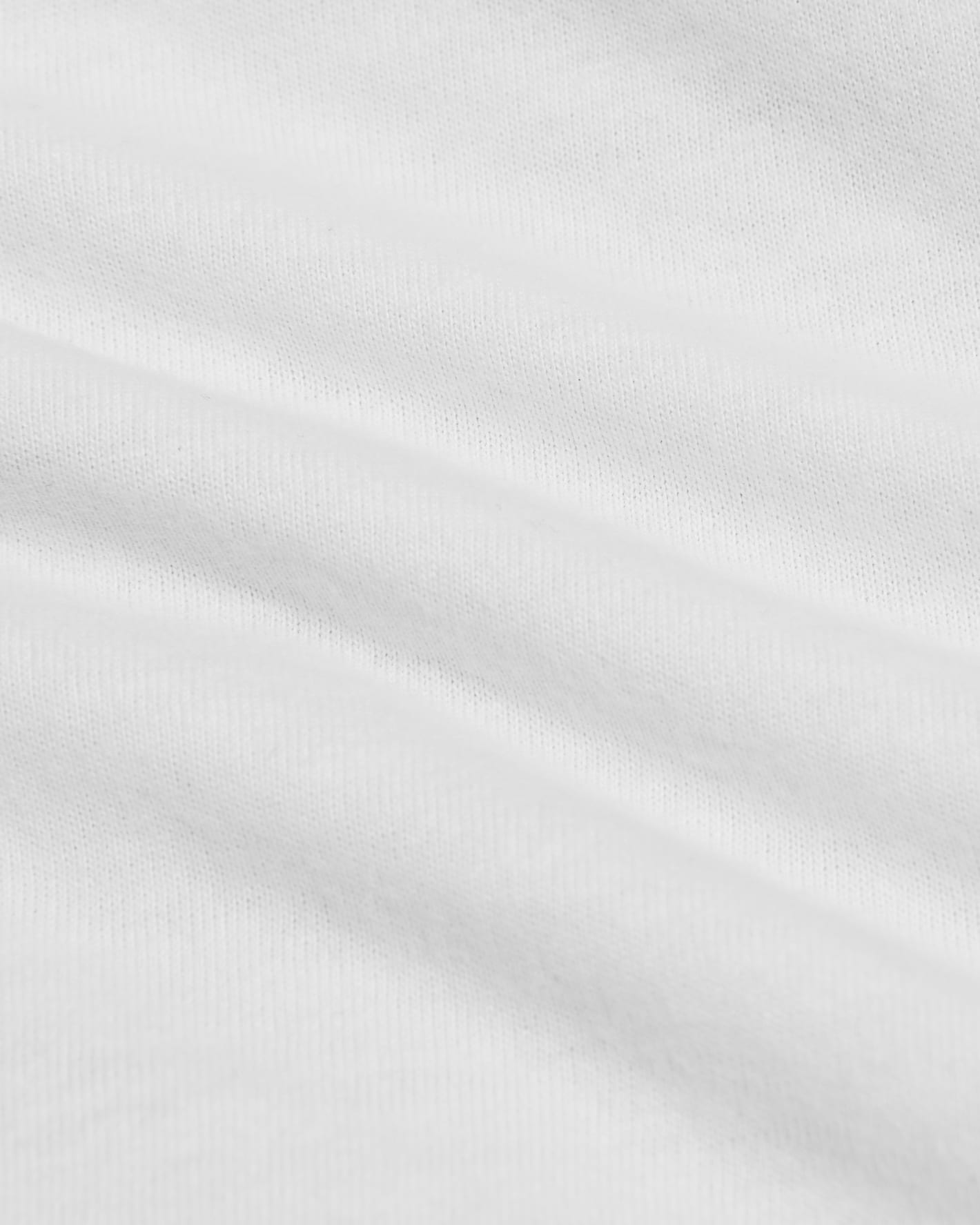White Short Classic Crew Neck