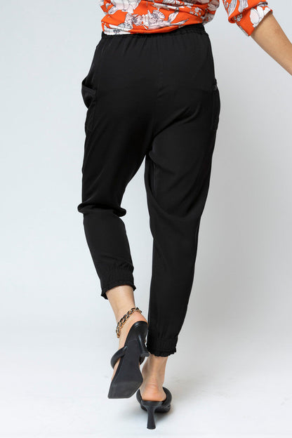 Black Euro Slouch Pants - Final Sale